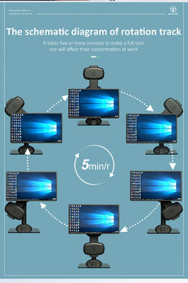 BYESTIFF Ανύψωση περιστρεφόμενος οθόνης Mount Bracket Arm Για την ανακούφιση της δυσκαμψίας του λαιμού